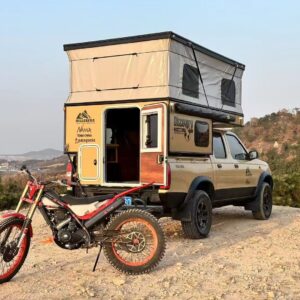 Fiberglass pop-up camper